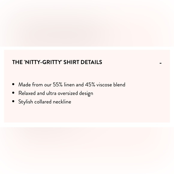 NWOT Kulani Kinis OVERSIZED LINEN SHIRT - COCO MATCHA - Picture 4 of 7